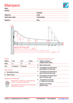 Formulář - mainpers